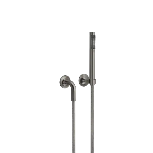 VAIA Hand shower set with individual rosettes - Brushed Dark Platinum - 27 808 809-99