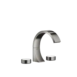 CYO Waschtisch-Dreilochbatterie mit Ablaufgarnitur - Dark Chrome - 20 713 811-19