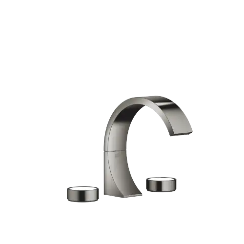 CYO Mélangeur lavabo à 3 trous avec garniture d'écoulement - Dark Chrome - 20 713 811-19