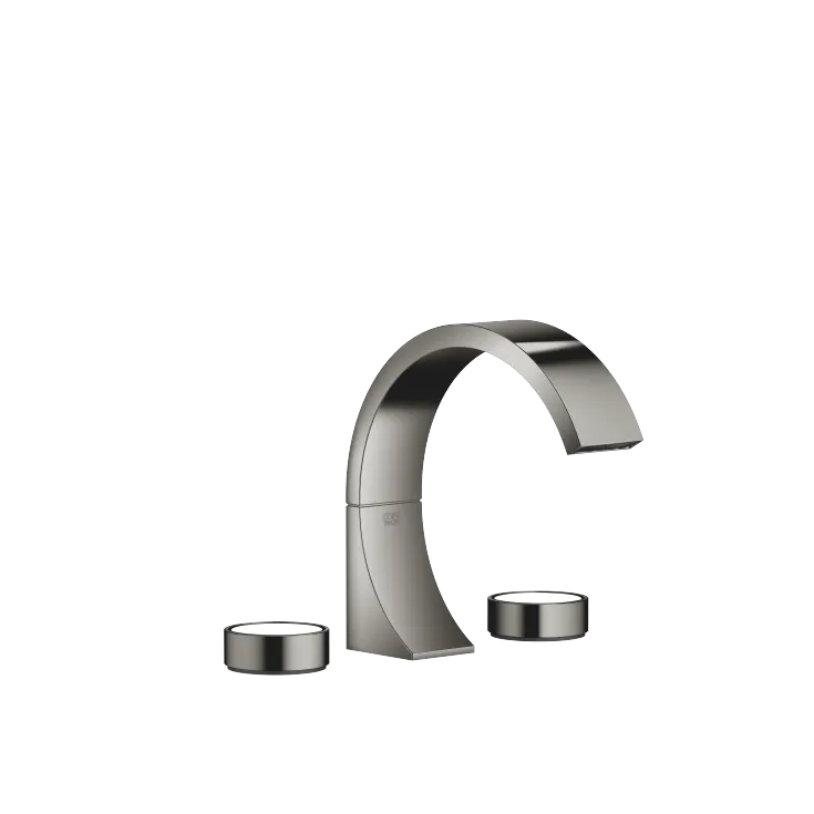 CYO Mélangeur lavabo à 3 trous avec garniture d'écoulement - Dark Chrome - 20 713 811-19