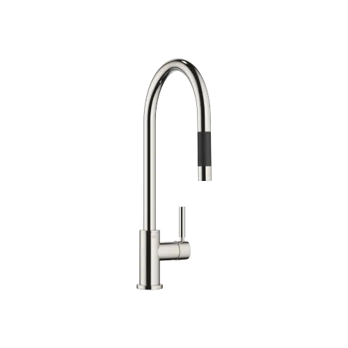 TARA Single-lever mixer Pull-down with spray function - Platinum - 33 870 888-08 0010