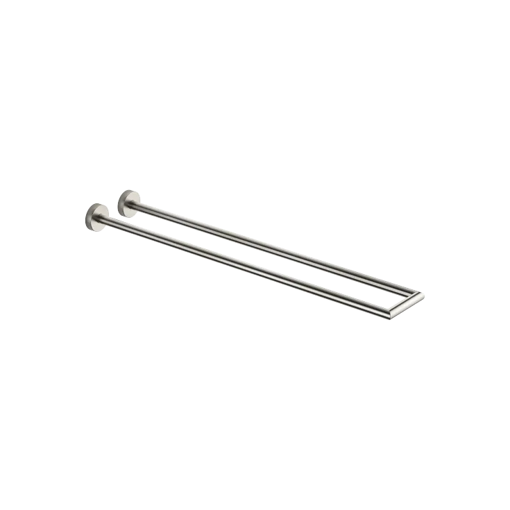 Towel bar in two parts non-swivel - Brushed Platinum - 83 210 979-06