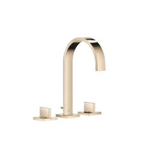 MEM Three-hole basin mixer with pop-up waste - Champagne (22kt Gold) - 20 713 782-47