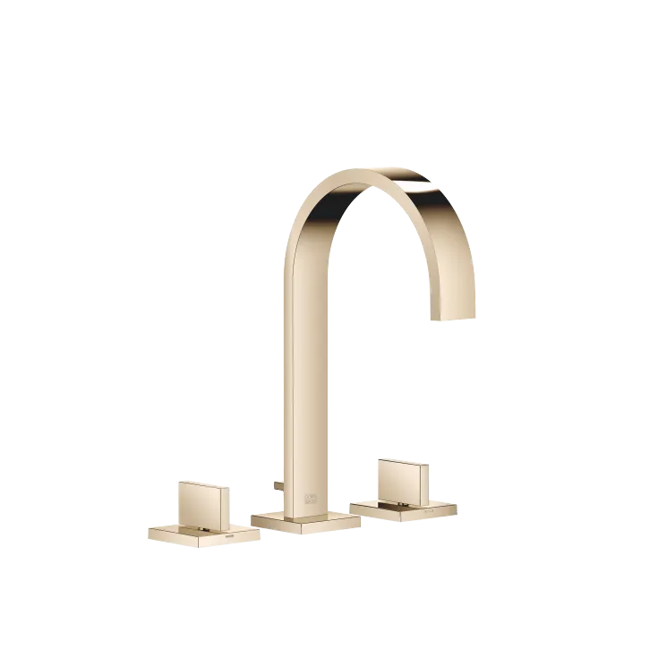 MEM Three-hole basin mixer with pop-up waste - Champagne (22kt Gold) - 20 713 782-47