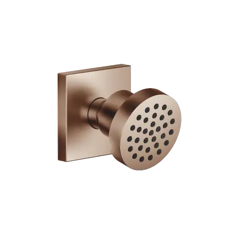 Douchette latérale sans réglage du débit FlowReduce - Bronze brossé (PVD) - 28 518 782-42