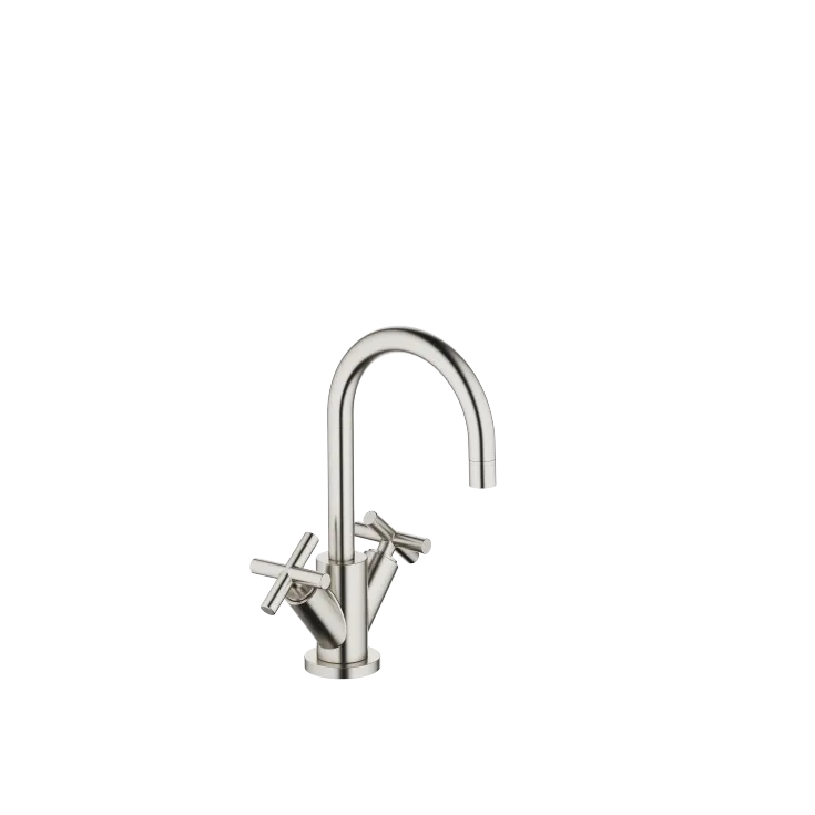TARA Single-hole basin mixer with pop-up waste - Brushed Platinum - 22 512 892-06