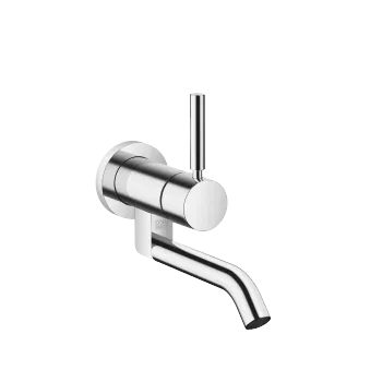 META Wall-mounted single-lever basin mixer without pop-up waste - Chrome - 36 805 660-00