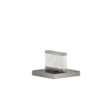 Handle Nature Squared Pearl Shell Callisto White - Brushed Dark Platinum