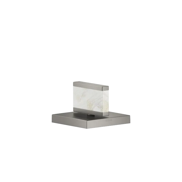 Handle Nature Squared Pearl Shell Callisto White - Brushed Dark Platinum - XV-01 4642