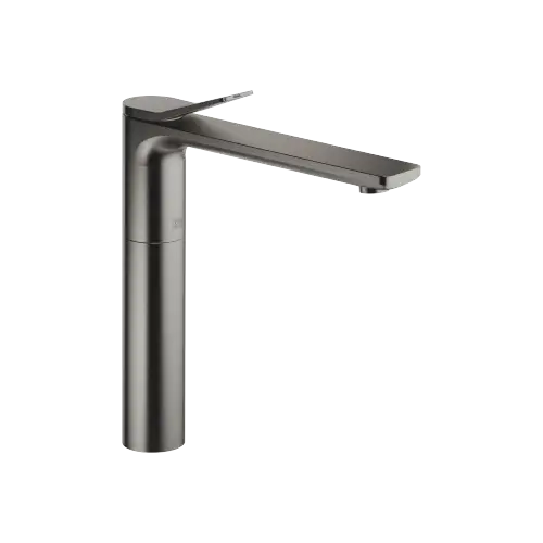 LISSÉ Mitigeur monocommande de lavabo avec pied surélevé sans garniture d’écoulement - Dark Platinum brossé - 33 537 845-99 0010