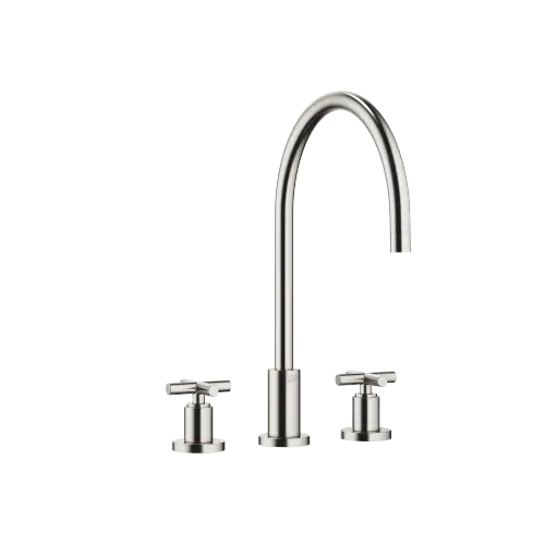 TARA Three-hole mixer - Brushed Platinum - 20 816 892-06