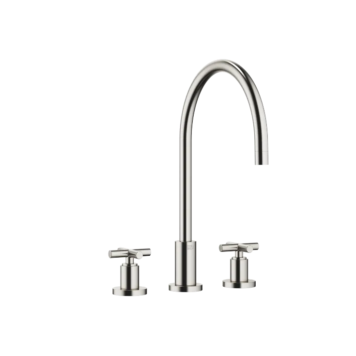 TARA Three-hole mixer - Brushed Platinum - 20 816 892-06