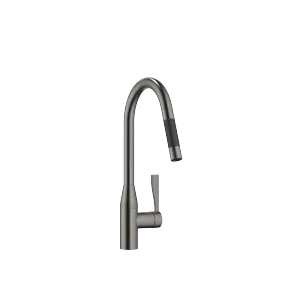 SYNC Single-lever mixer Pull-down with spray function - Brushed Dark Platinum - 33 870 895-99