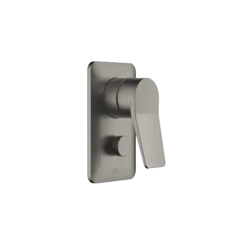 LISSÉ Miscelatore monocomando incasso con deviatore - Dark Platinum spazzolato - 36 120 845-99