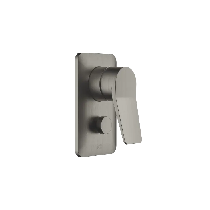 LISSÉ Concealed single-lever mixer with diverter - Brushed Dark Platinum - 36 120 845-99