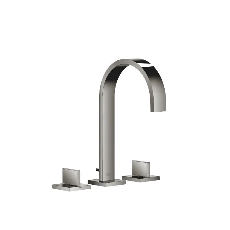MEM Three-hole basin mixer with pop-up waste - Dark Chrome - 20 713 782-19