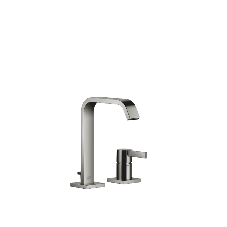 IMO Waschtisch-Zweilochbatterie mit Ablaufgarnitur - Dark Chrome - 29 217 671-19