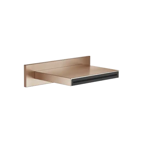 WATER SHEET Cascade spout for wall mounting - Brushed Bronze (PVD) - 13 415 979-42