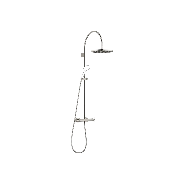 VAIA Shower pipe with shower thermostat without hand shower - Platinum - 34 465 809-08 0010