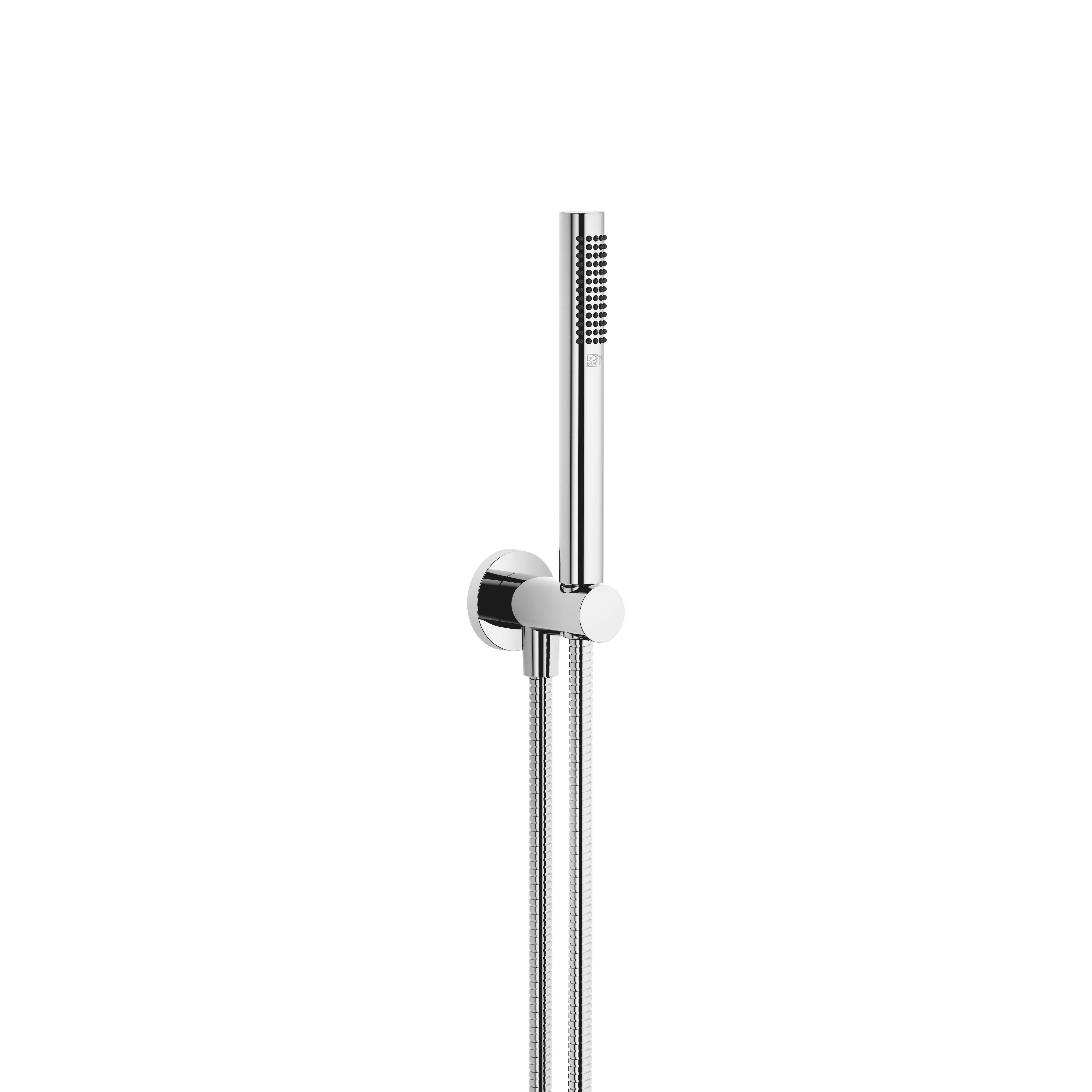 SERIES SPECIFIC Chrome : Hand shower set with integrated wall bracket