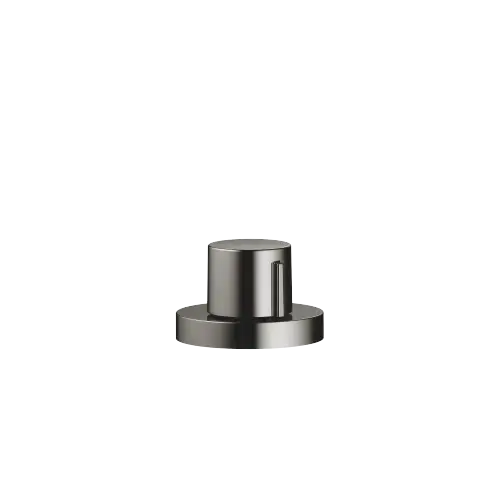 Strainer waste with control handle - Dark Chrome - 10 710 970-19