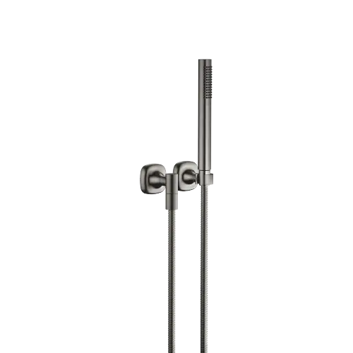 COYA Schlauchbrausegarnitur mit Einzelrosetten FlowReduce - Dark Chrome - 27 808 404-19 0010