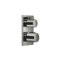 Concealed thermostat with three function volume control - Dark Chrome - 36 427 670-19