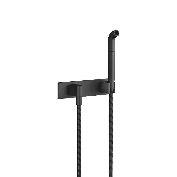 Affusion pipe with cover plate - Matte Black - 27 838 979-33
