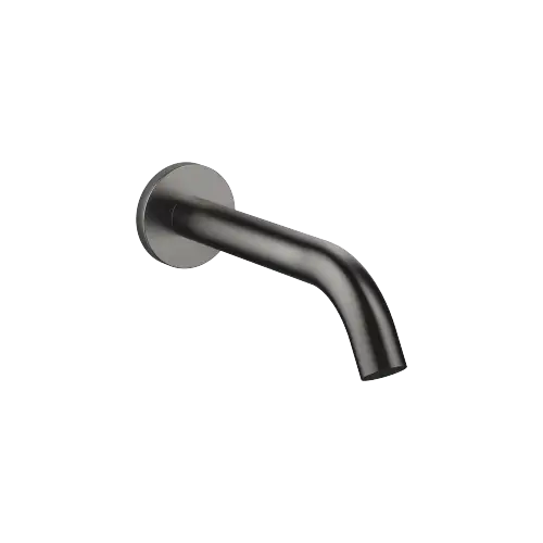 META Bocca vasca per montaggio a muro - Dark Platinum spazzolato - 13 801 660-99