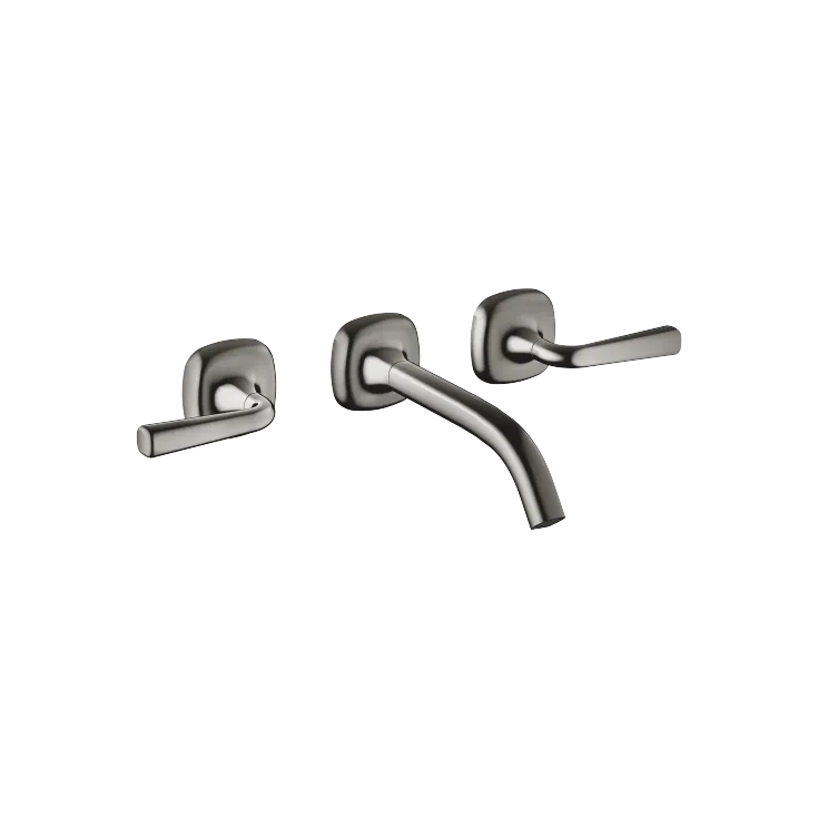 COYA Wall-mounted basin mixer without pop-up waste - Dark Chrome - 36 712 414-19