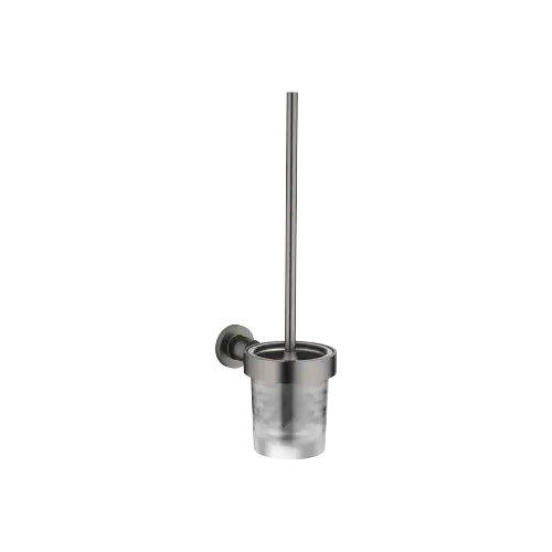 TARA Toilet brush set , wall model - Brushed Dark Platinum - 83 900 892-99