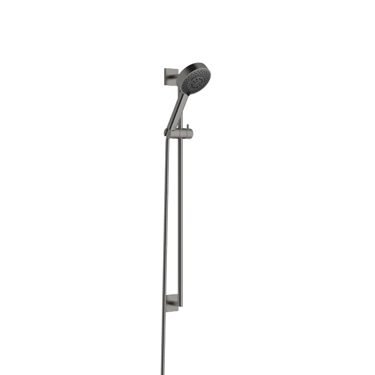 SYMETRICS Shower set - Brushed Dark Platinum - Set containing 2 articles