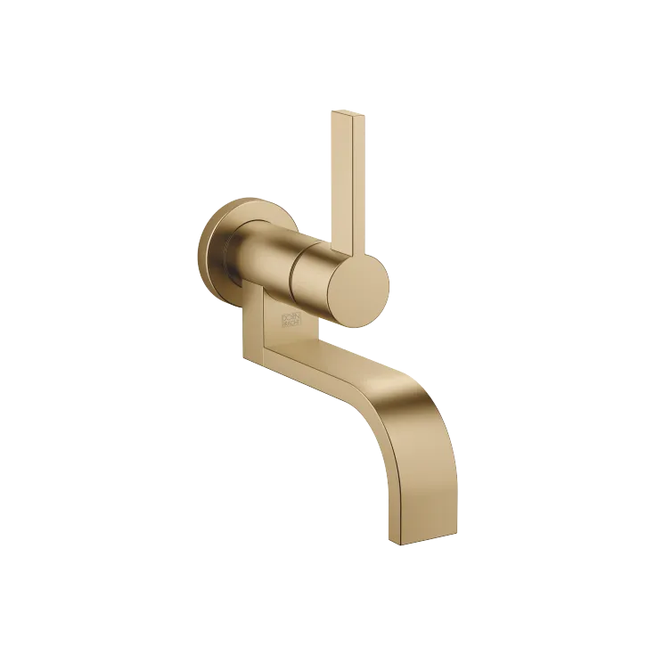 MEM Waschtisch-Wand-Einhandbatterie ohne Ablaufgarnitur - Dark Brass gebürstet - 36 805 782-39