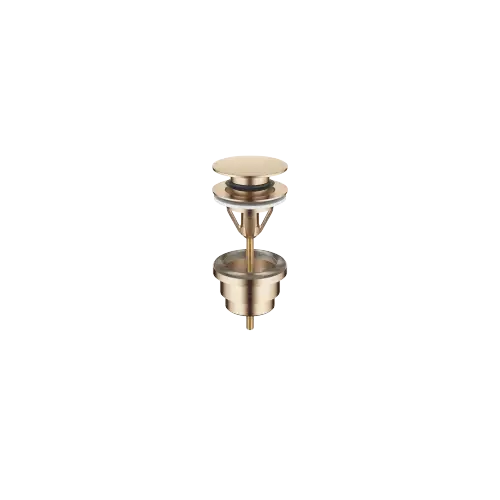 Basin Waste with push fastening 1 1/4" - Brushed Champagne (22kt Gold) - 10 125 970-46