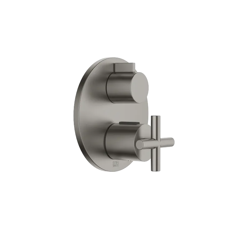 TARA Concealed thermostat with one function volume control - Brushed Dark Platinum - 36 425 892-99