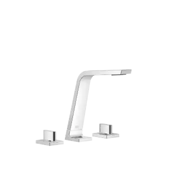 CL.1 Batteria tre fori lavabo senza piletta - Cromato - Set contenente 3 articoli