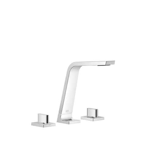 CL.1 Batteria tre fori lavabo senza piletta - Cromato - Set contenente 3 articoli