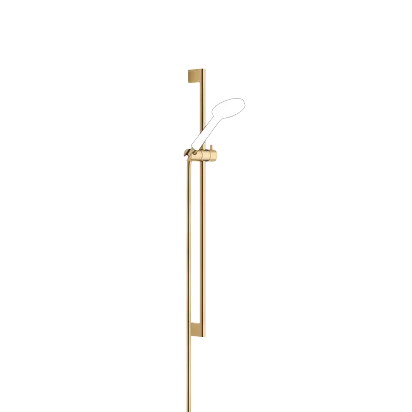 Slide bar set without hand shower - Brushed Durabrass (23kt Gold) - 26 413 979-28