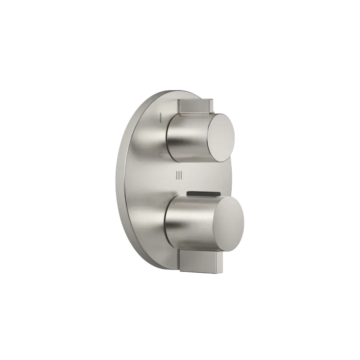 Concealed thermostat with three-way diverter - Brushed Platinum - 36 428 970-06 0010