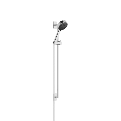 LULU Gruppo doccetta con flessibile e asta saliscendi - Cromato - Set contenente 2 articoli