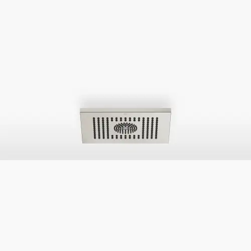 Pomme de douche arrosoir pour fixation au plafond Avec lumière 300 x 240 mm - Platine brossé - 28 042 980-06 0010