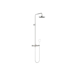 TARA Showerpipe without hand shower 220 mm - Brushed Platinum - 26 633 892-06 0050
