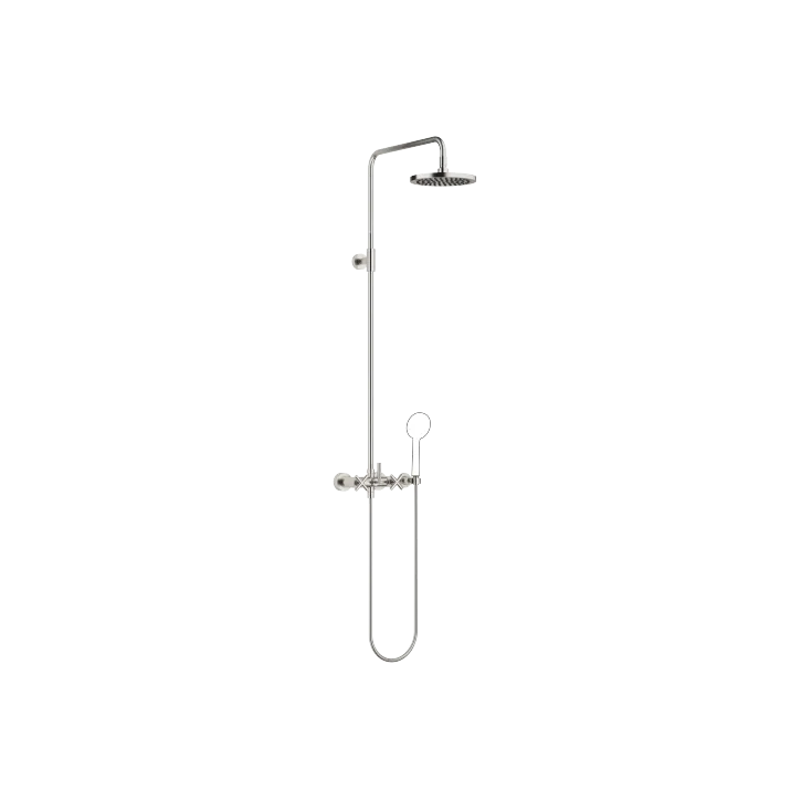 TARA Showerpipe without hand shower 220 mm - Brushed Platinum - 26 633 892-06 0050