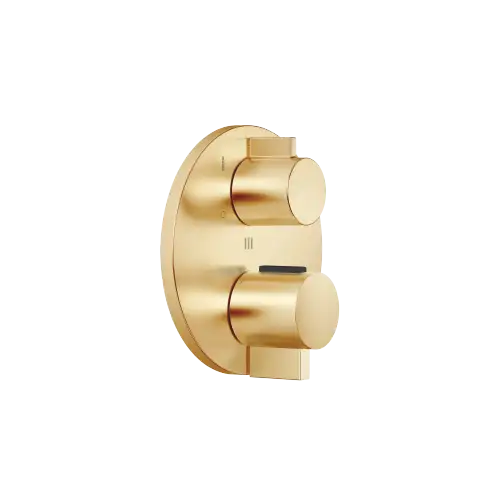 Concealed thermostat with three-way diverter - Brushed Durabrass (23kt Gold) - 36 428 970-28 0010