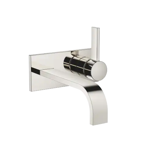 MEM Mitigeur monocommande de lavabo mural sur plaque de recouvrement sans garniture d’écoulement - Platine - 36 864 782-08