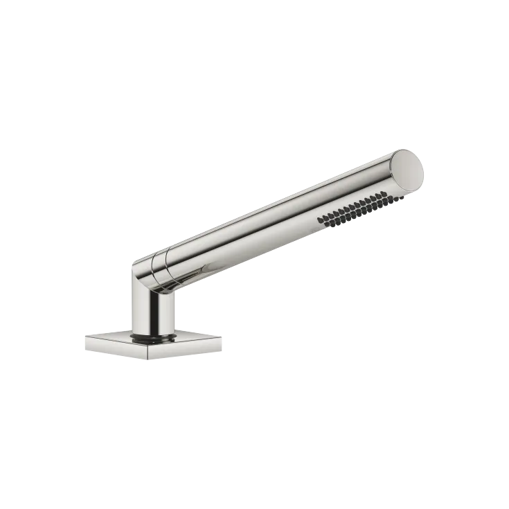 Hand shower set for bath rim or tile edge installation - Platinum - 27 702 980-08