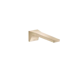 CL.1 Wall-mounted basin spout without pop-up waste - Champagne (22kt Gold) - 13 800 705-47