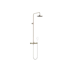 TARA Colonne de douche sans douchette FlowReduce 220 mm - Champagne (Or 22cts) - 26 633 892-47