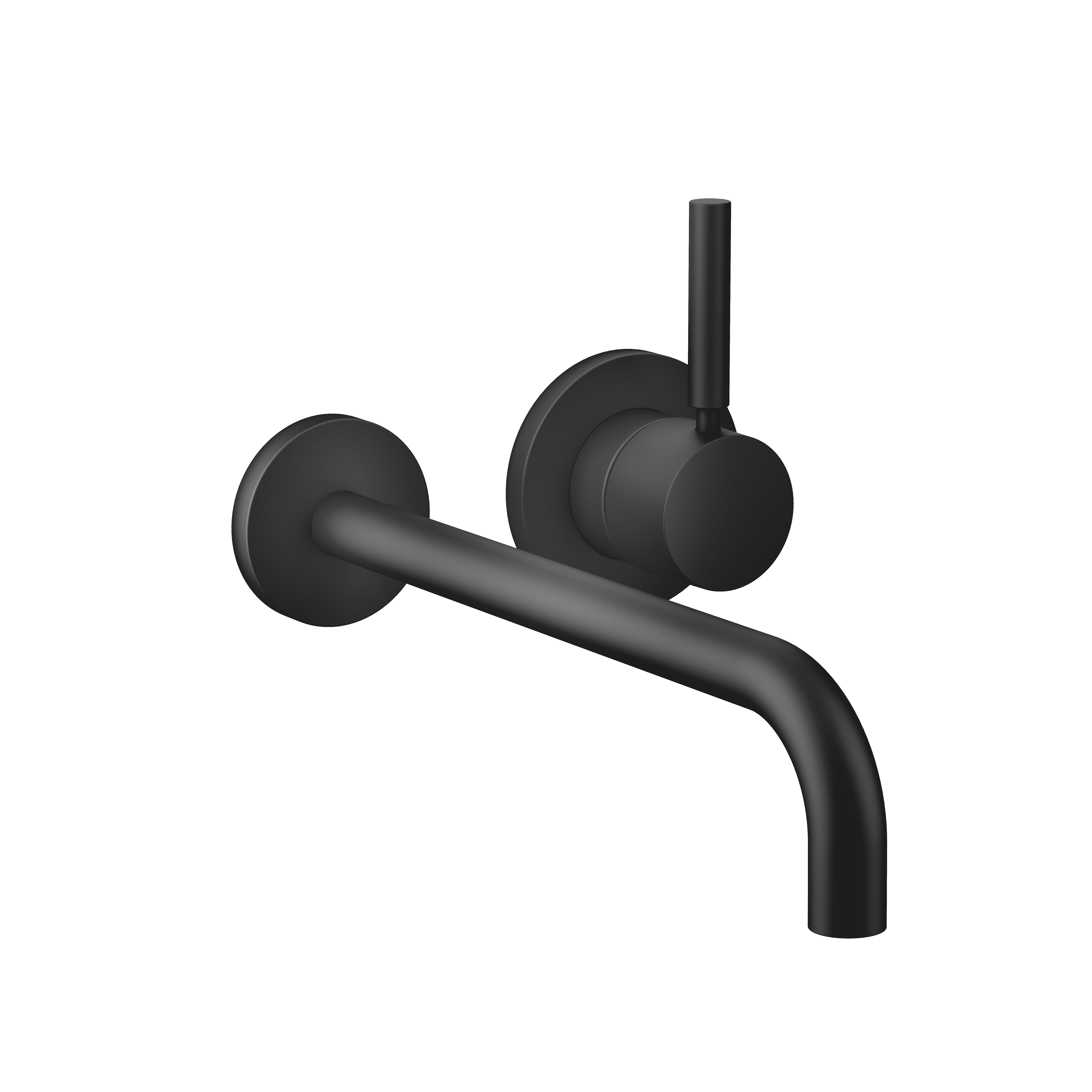 META Platin gebürstet Waschtischarmaturen: Waschtisch-Wand 