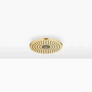 Pomme de douche arrosoir pour fixation au plafond Avec lumière 300 mm - Laiton brossé (Or 23cts) - 28 032 970-28